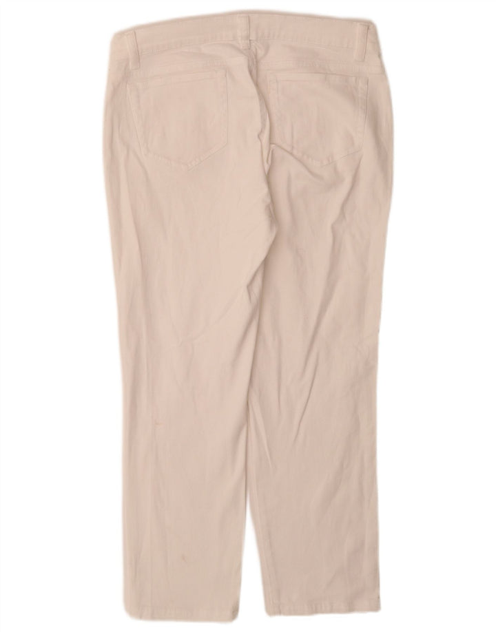 Blugi drepti pentru femei Orvis US 10 Large W30 L28 Bumbac alb