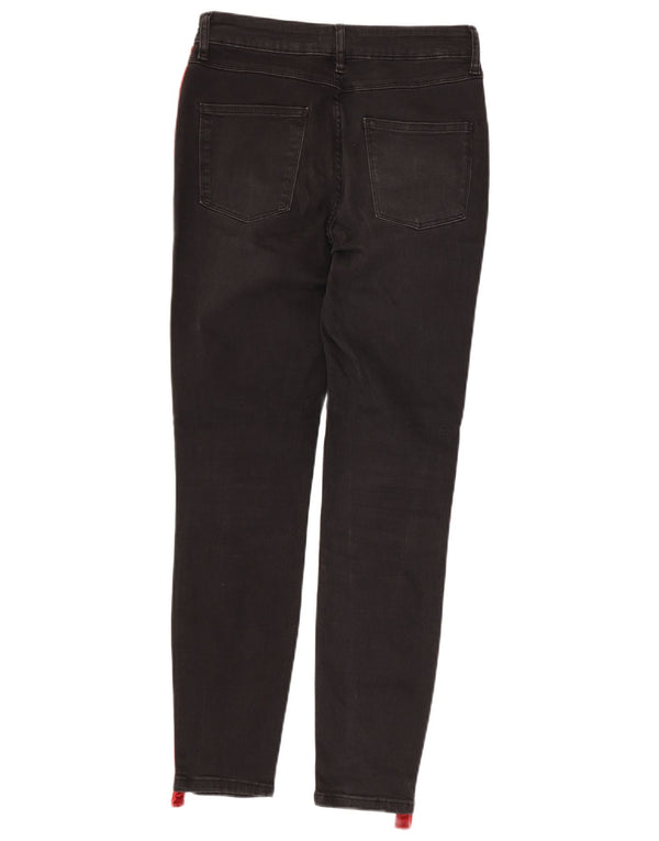 Blugi skinny de damă Zara EU 38 Mici W28 L26 Bumbac color bloc negru