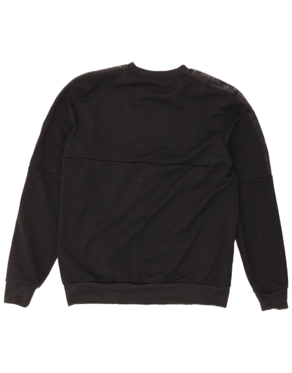 Hanorac grafic pentru bărbați Adidas Pulover Medium Negru Poliester