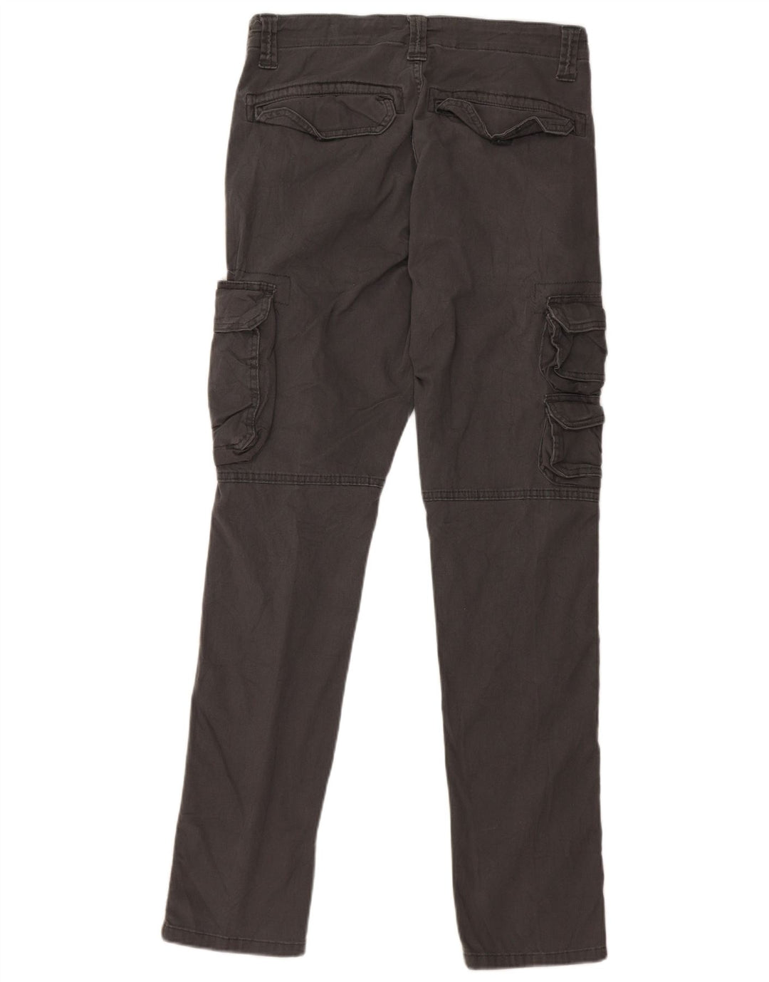 WRANGLER Pantaloni cargo conici pentru bărbați, cu tăiere obișnuită, W30 L32, bumbac gri