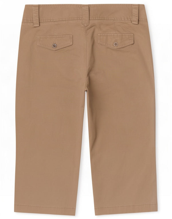 Dockers Pantaloni scurti chino pentru femei US 6 Medium W30 Bej Bumbac