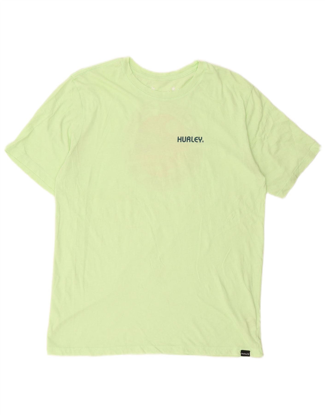 Tricou grafic pentru bărbați Hurley Top din bumbac verde mediu