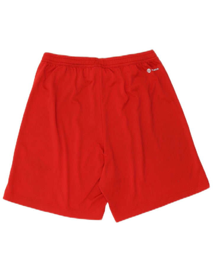 Pantaloni scurți sport pentru bărbați Adidas Aeroready, poliester roșu mediu