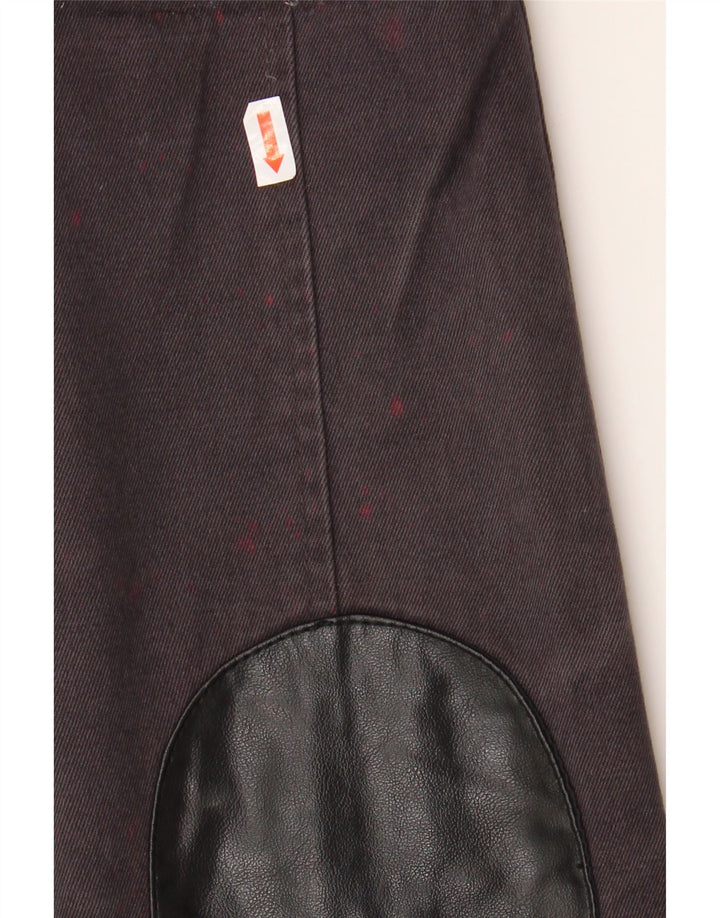 Topshop Jachetă cu glugă pentru femei UK 10 Bumbac negru mic