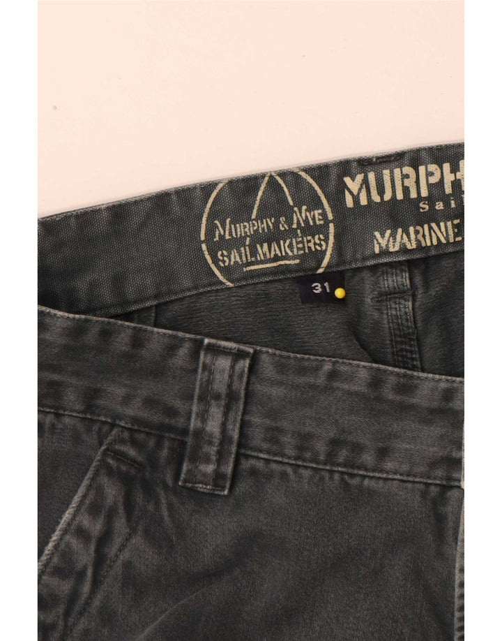 Pantaloni cargo drepti pentru bărbați Murphy & Nye L31 L31 bumbac gri
