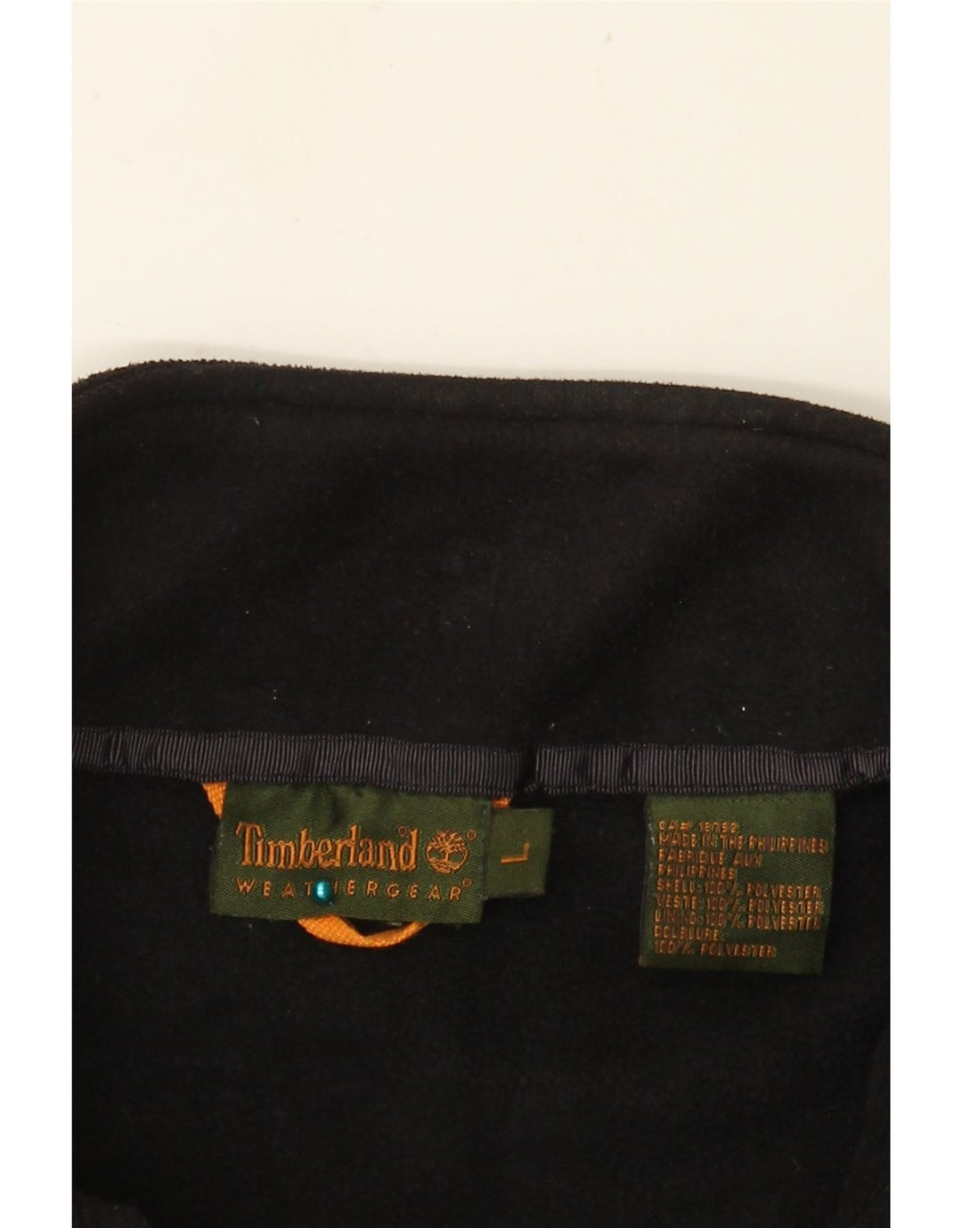 Jachetă polar pentru bărbați TIMBERLAND UK 40 Poliester negru mare