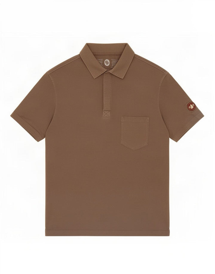 Tricou polo pentru bărbați Murphy & Nye, bumbac maro 2XL