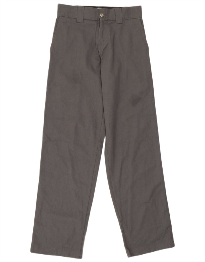 Pantaloni cargo drepti de skateboarding pentru femei Dickies W26 L32 poliester gri