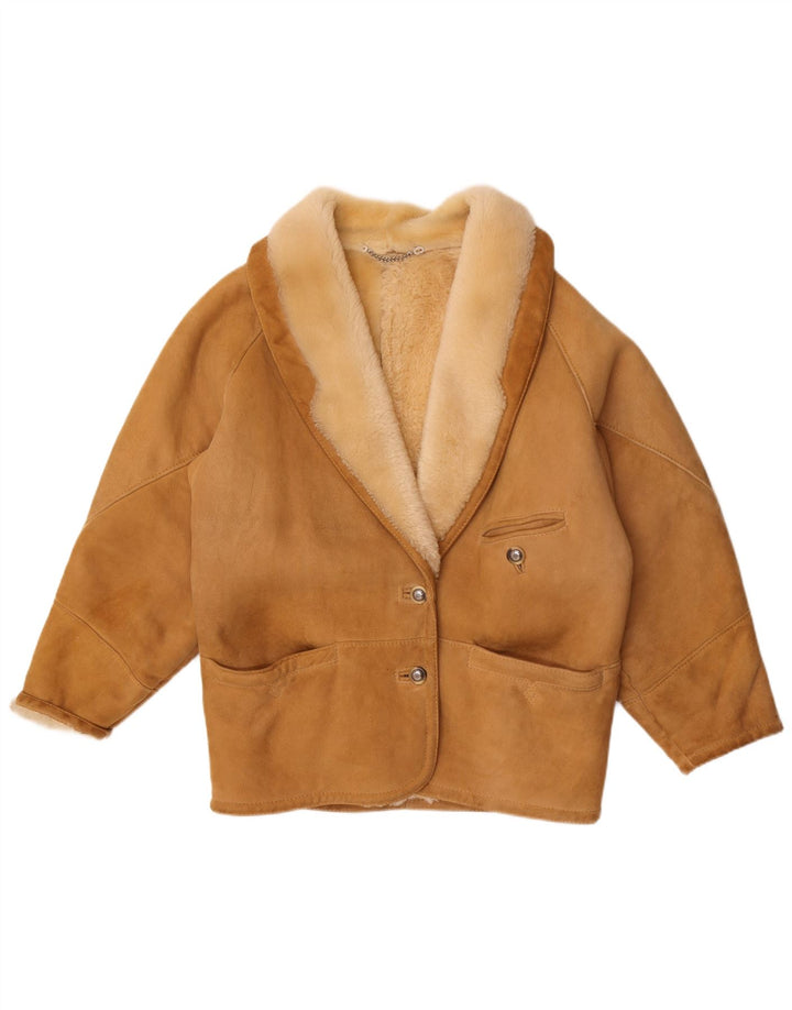Jachetă de shearling supradimensionată pentru femei Conbipel IT 42 maro mediu