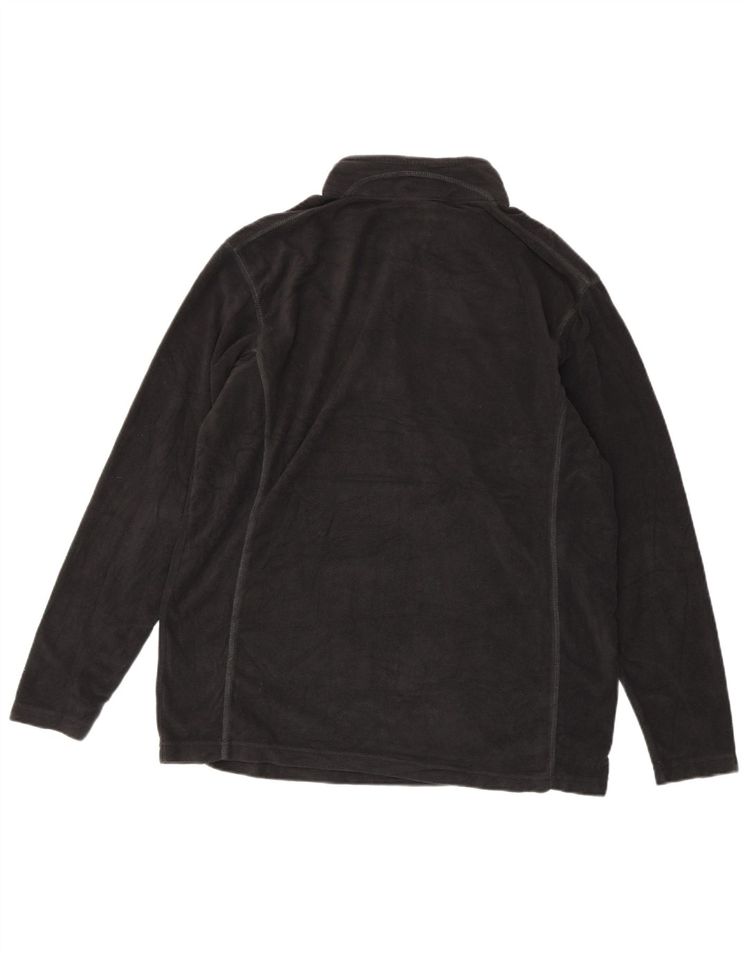 Jumper Columbia pentru bărbați, cu fermoar și gât, fleece XL, negru