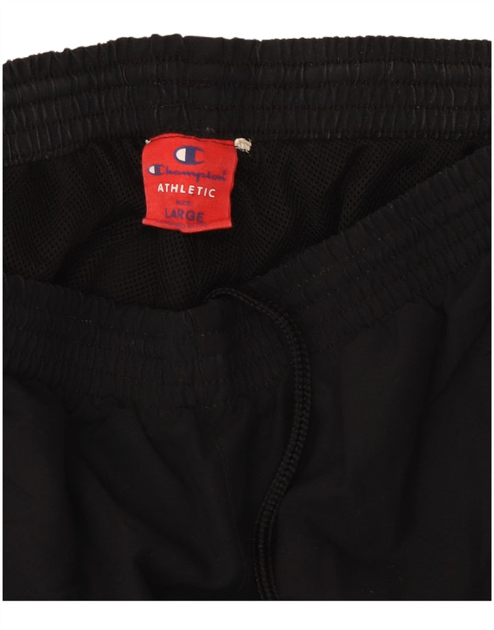 Pantaloni de trening pentru bărbați Champion Pantaloni de jogging mari negri
