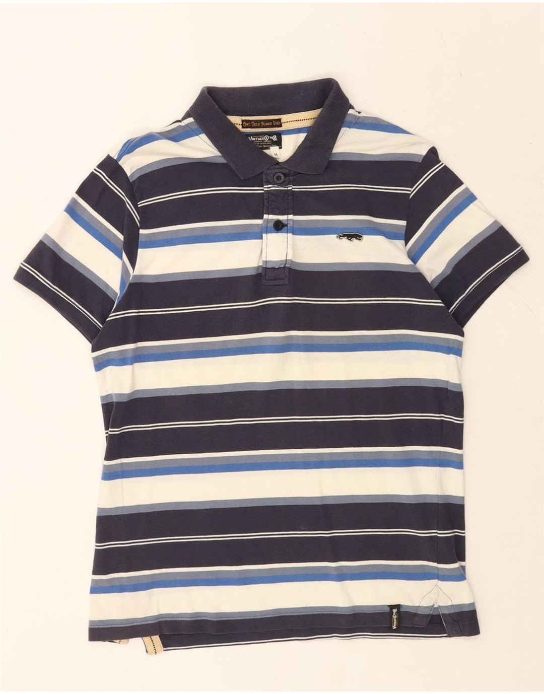 Tricou polo Jack & Jones pentru bărbați, bumbac cu dungi multicolore medii