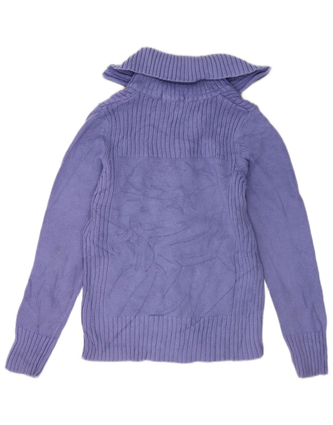 Pulover cardigan pentru femei Marks & Spencer UK 12 bumbac violet mediu