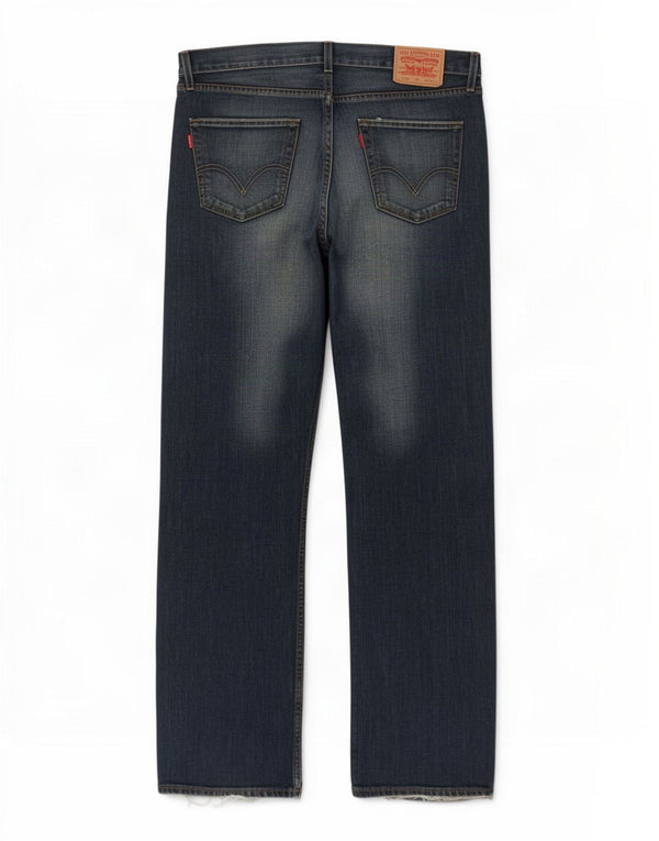 Blugi drepti 508 pentru femei Levi's L34 L34 Bumbac albastru