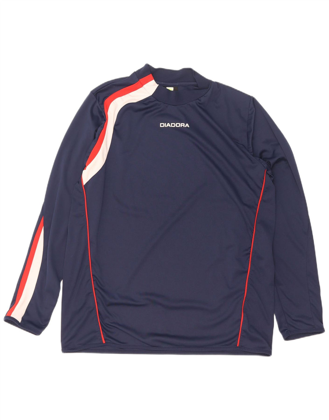 Top pentru bărbați Diadora cu mânecă lungă XL bleumarin, poliester color bloc