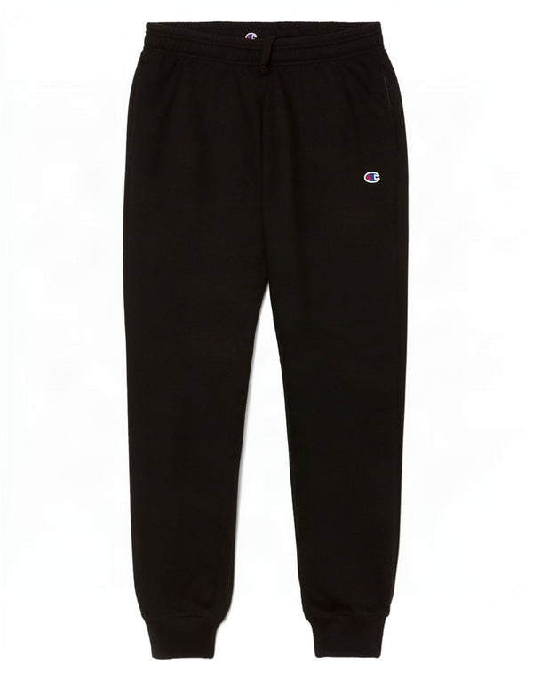 Pantaloni de trening pentru bărbați Champion Pantaloni de jogging Poliester mediu negru
