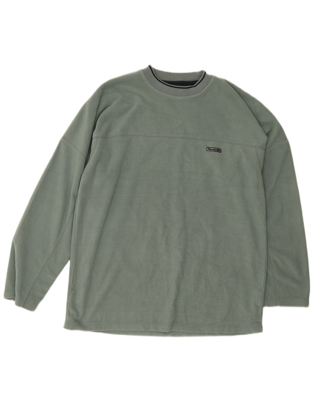 Pulover pentru bărbați Reebok Fleece UK 40 Poliester verde mediu