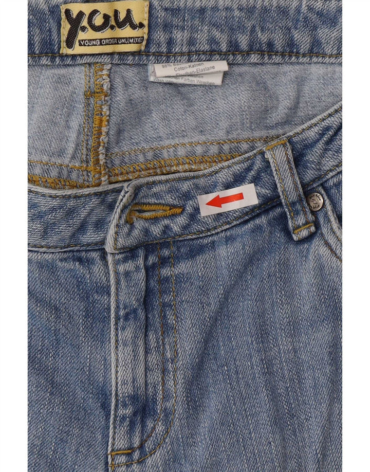 Blugi vintage dama bootcut W32 L28 bumbac albastru