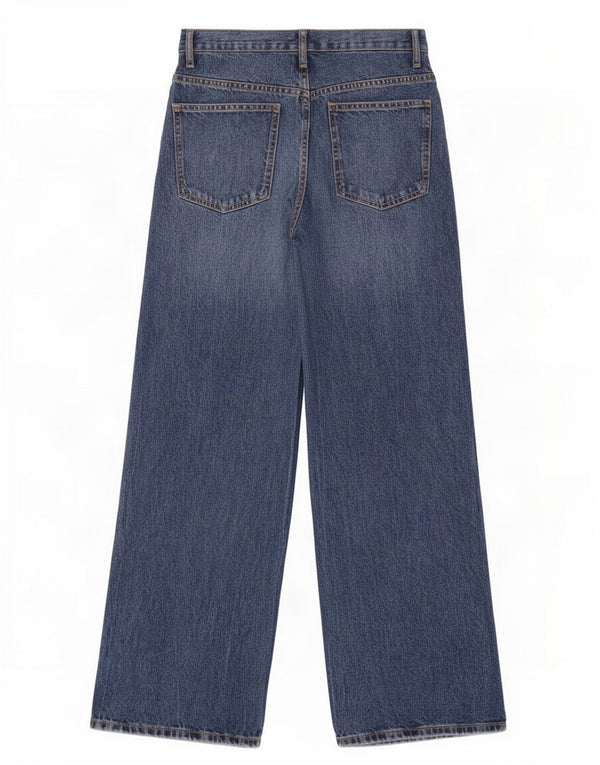 Blugi pentru femei cu picioare largi Zara EU 36 XS W26 L32 Albastru