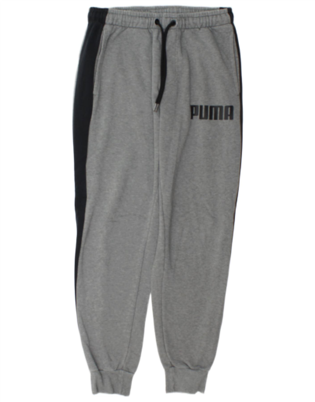 Pantaloni de trening cu grafică Puma pentru bărbați Pantaloni de jogging, gri mediu, bloc de culoare