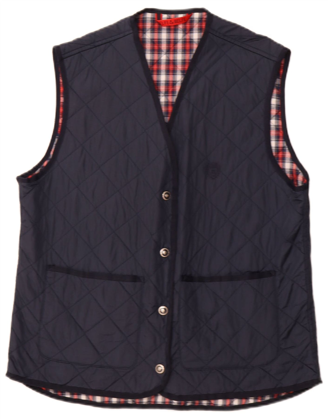 BELFE & BELFE Gilet matlasat pentru bărbați IT 46 Small Navy Blue Marine