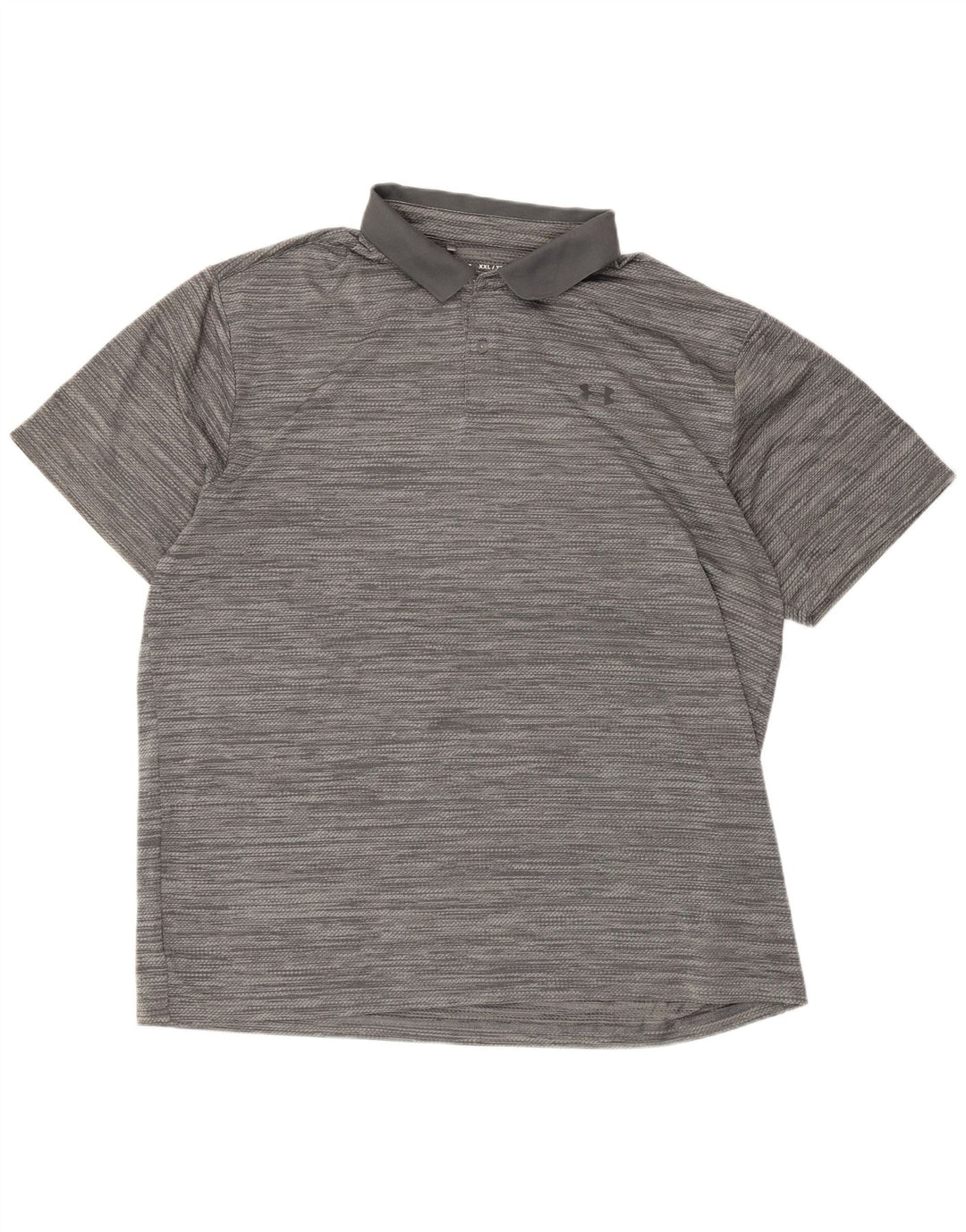 Tricou polo pentru bărbați Under Armour 2XL, gri cu dungi