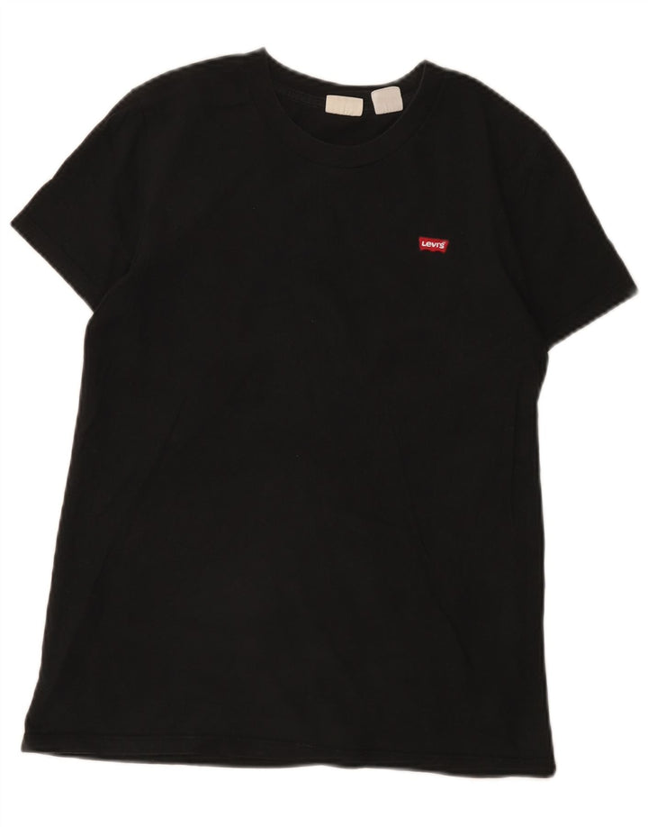 Tricou pentru femei Levi's Top UK 10 Small Black Bumbac
