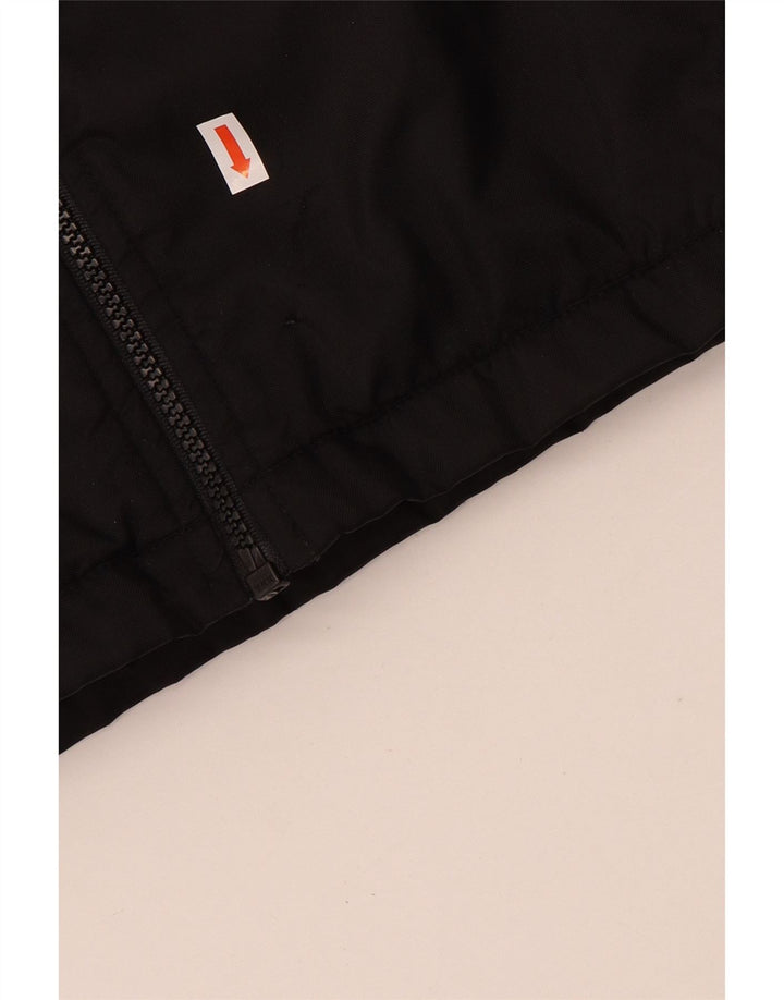 Jachetă Windbreaker cu grafică Nike pentru băieți 12-13 ani, mare, negru, nailon