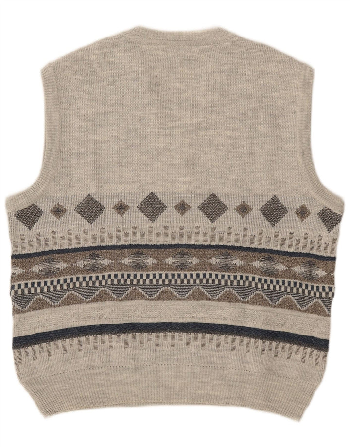 C&A Canda Vest Tank Top Mare Gri Geometric Acrilic