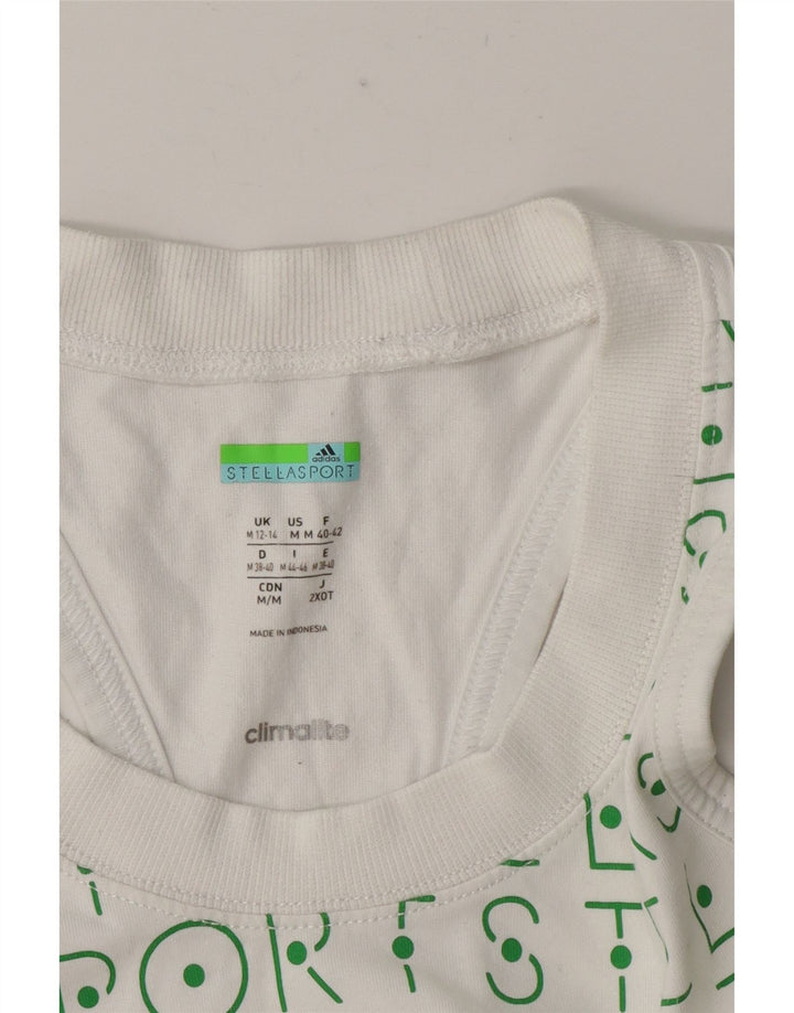 Vesta Adidas Stella Graphic Vest pentru femei UK 12/14 Medium White