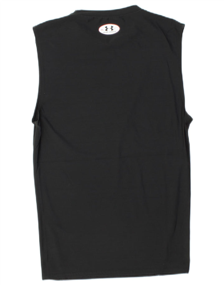 UNDER ARMOUR Băieți Heat Gear Vest Top 13-14 Ani XL Negru Poliester