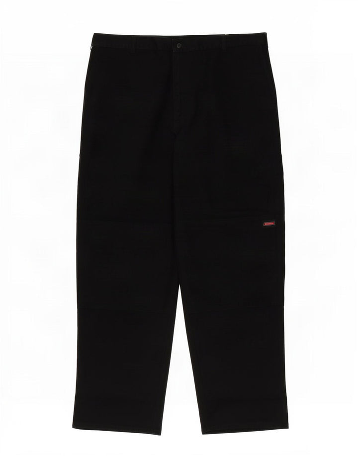 Pantaloni chino drepți pentru bărbați Dickies L42 L32 Poliester negru