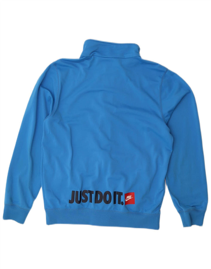 Jachetă de trening cu grafică Nike pentru băieți 13-14 ani XL poliester albastru