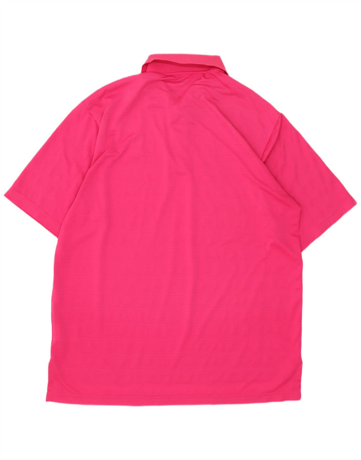 Tricou polo pentru bărbați Adidas XL roz poliester