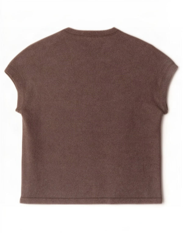 Tricou pentru femei Zara UK 14 Medium Gri Acrilic