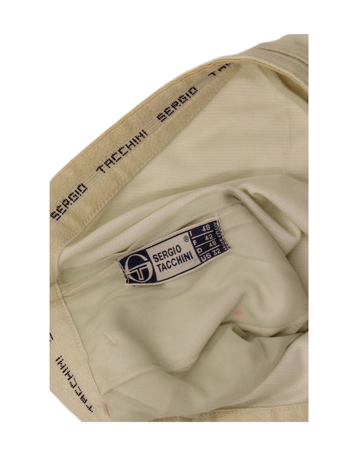 SERGIO TACCHINI Pantaloni scurți casual pentru bărbați IT 48 Medium W30 Off White
