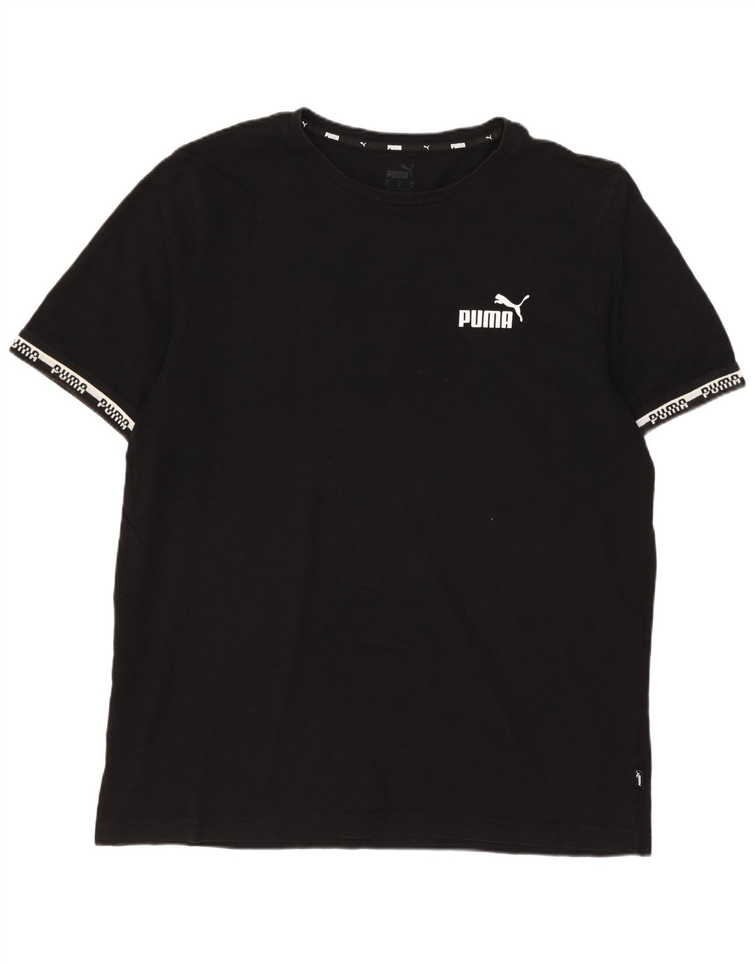 Tricou grafic Puma pentru bărbați Top Large Negru