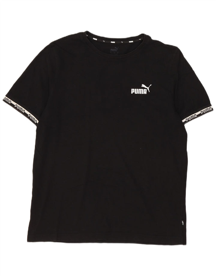 Tricou grafic Puma pentru bărbați Top Large Negru