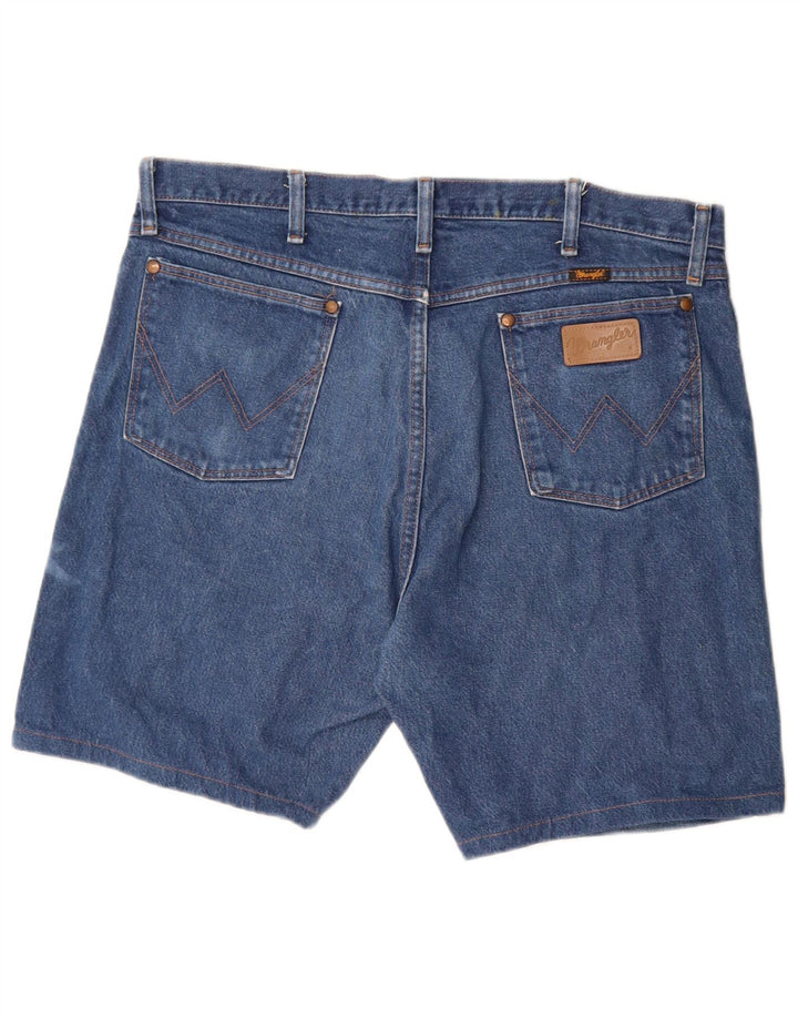 Pantaloni scurți din blugi pentru bărbați WRANGLER W38 XL, bumbac albastru