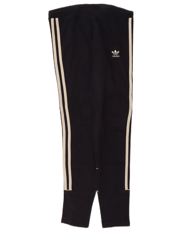 Leggings pentru femei Adidas UK 8 mici, albastru, bumbac