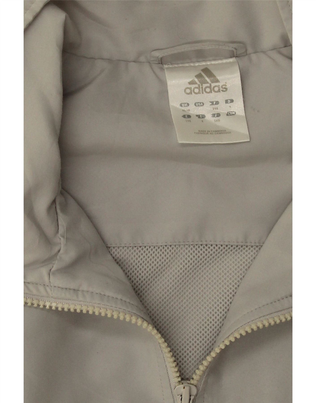 Jachetă de trening pentru bărbați Adidas UK 46/48 XL poliester gri
