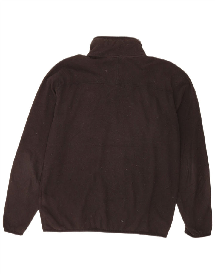 Jumper The North Face pentru bărbați, cu fermoar și gât, poliester mediu negru