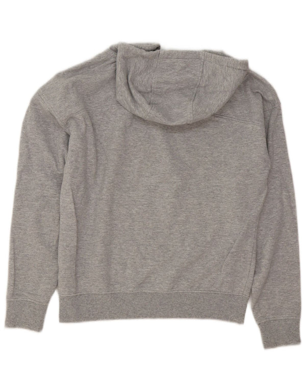 Pulover cu glugă supradimensionat The North Face pentru femei, UK 6 XS, bumbac gri
