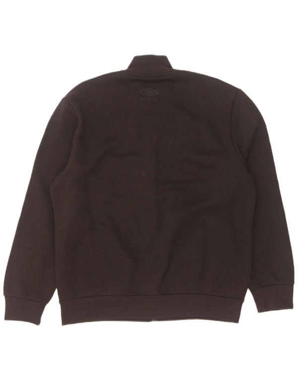 Jachetă de trening grafică Umbro pentru bărbați 2XL, bumbac negru color bloc