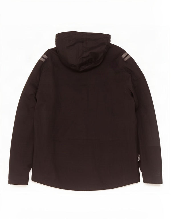 Jachetă de ploaie cu glugă pentru bărbați Mountain Warehouse UK 44 2XL Poliester negru
