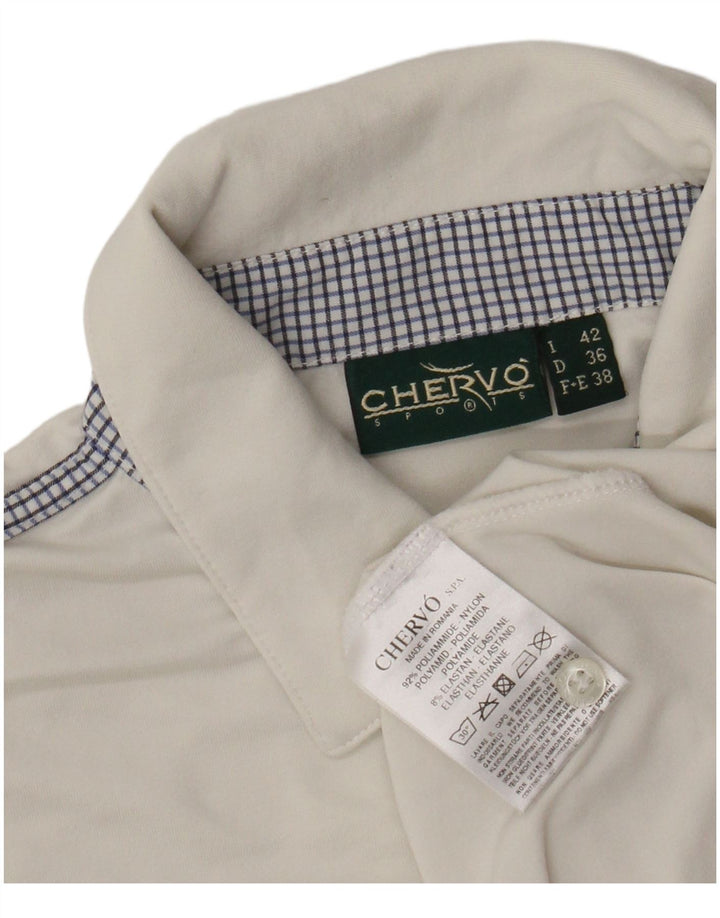 Tricou polo pentru femei Chervo IT 42 Poliamidă albă medie