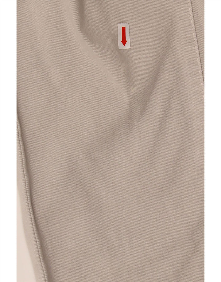 TRUSSARDI Womens Slim Casual Trousers IT 42 Medium W28 L28 Grey