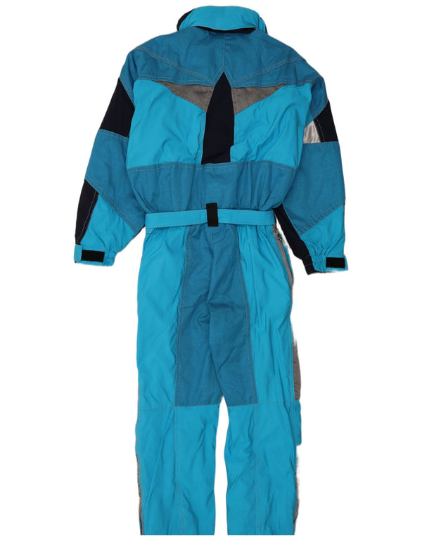 Salopetă de schi pentru femei Colmar, cu glugă, IT 52 2XL, albastru, nailon color bloc
