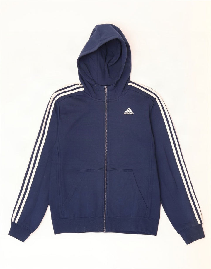 Pulover adidas Climalite pentru bărbați, poliester, albastru, mediu