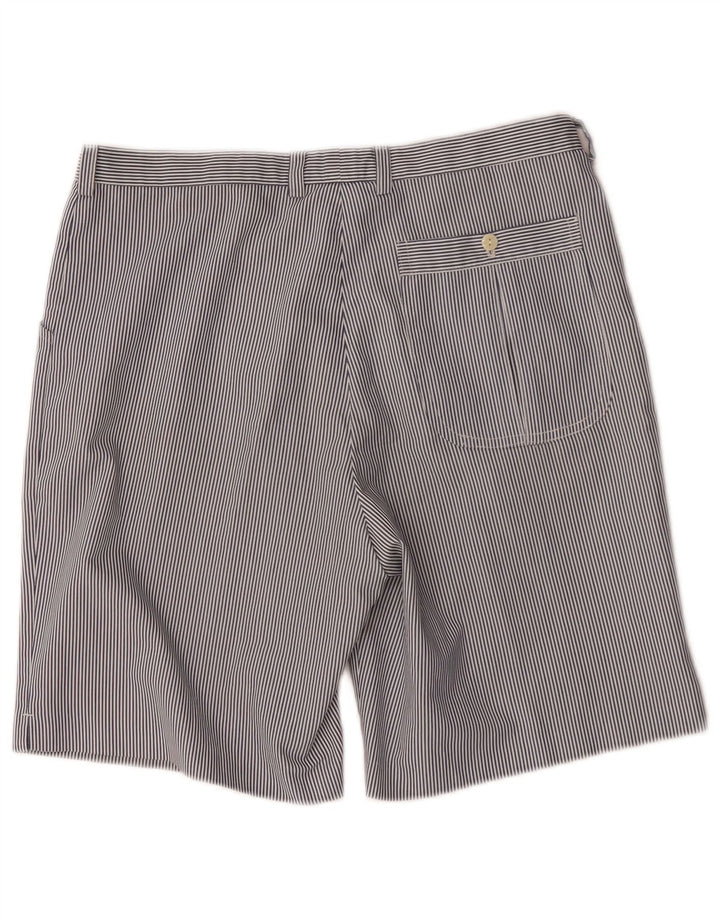 Pantaloni scurți casual pentru femei Fila W32 Large Blue Pinstripe